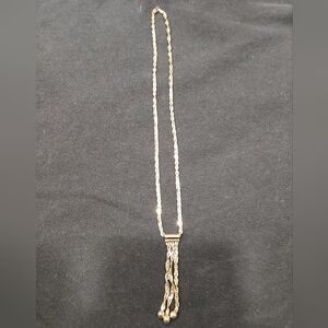 Michael Anthony 10k Gold Layered Chain Tassel Necklace